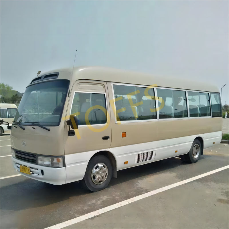 Mittlere Gebrauchtminibus Toyota Coaster 4x4 30 Sitzplätze für den Stadtverkehr