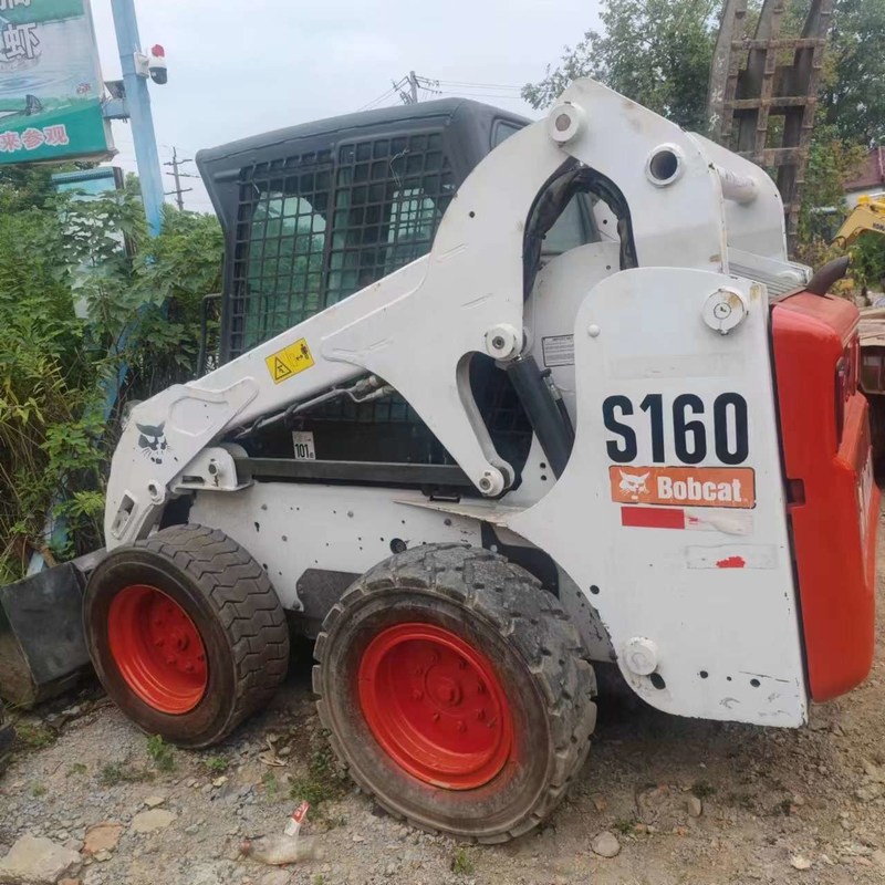 Gebrauchtes Turbolader-Skip-Steer-Lader Bob S160 Hochgeschwindigkeit 19,8 m/h 44,9 kW