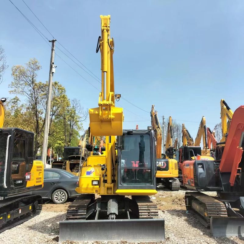 Gebrauchtes Komatsu Digger PC70 Gebrauchtes 7 Tonnen kleines Mini Crawler Bagger