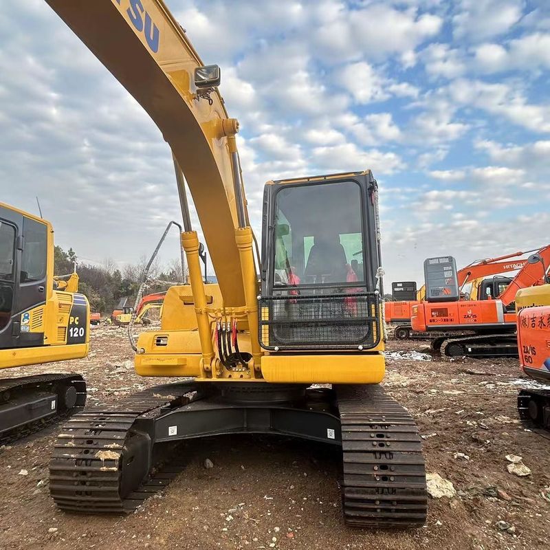 Gebrauchtes Komatsu Digger PC110 Gebrauchtes 11 Tonnen kleines Crawlerbagger