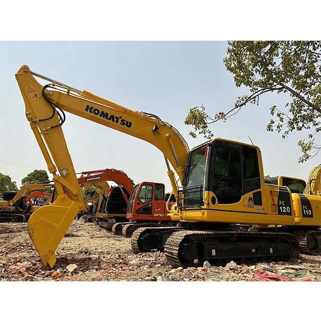 Gebrauchtes Komatsu Digger PC120 Gebraucht 12 Tonnen kleines Crawler Bagger