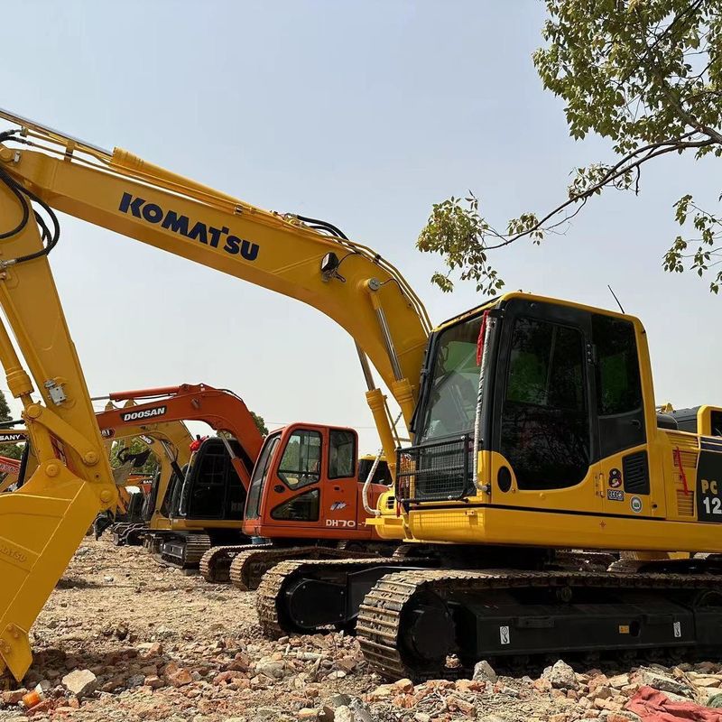 Gebrauchtes Komatsu Digger PC120 Gebraucht 12 Tonnen kleines Crawler Bagger