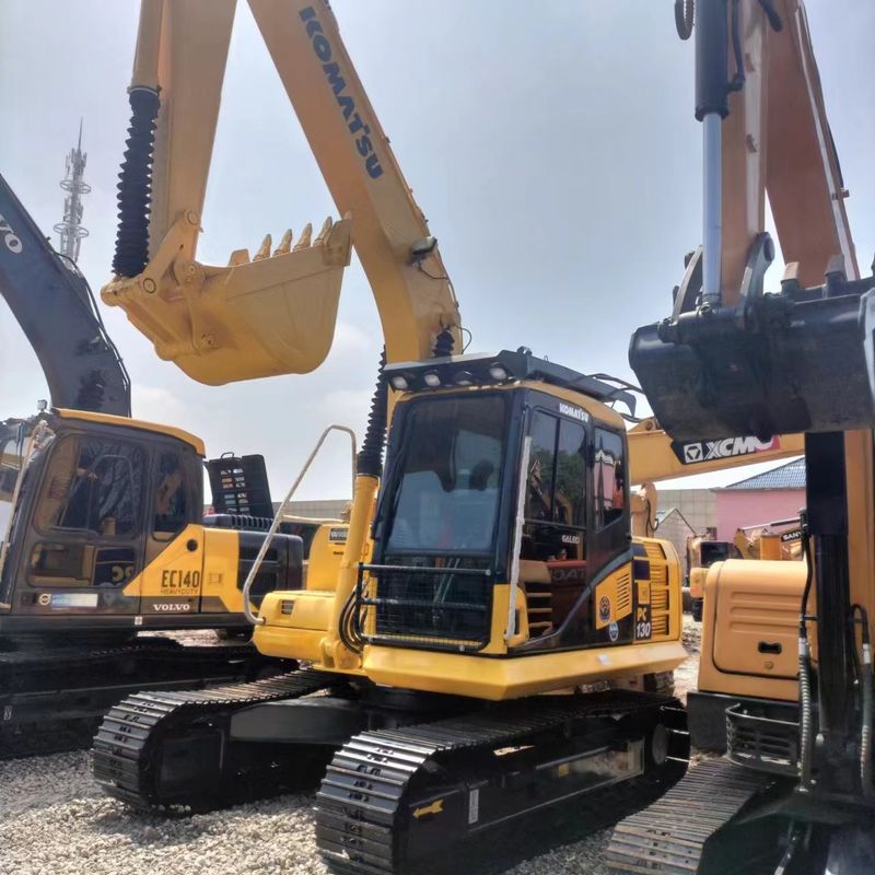 Gebrauchtes Komatsu Bagger PC130 Gebrauchtes 13 Tonnen kleines Crawler Digger