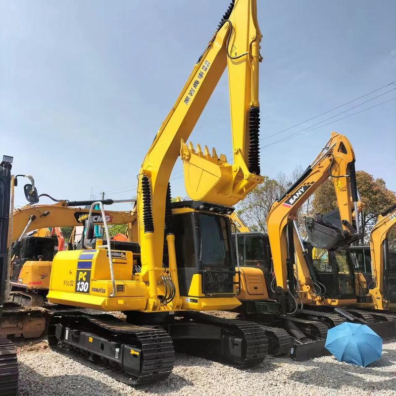Gebrauchtes Komatsu Bagger PC130 Gebrauchtes 13 Tonnen kleines Crawler Digger