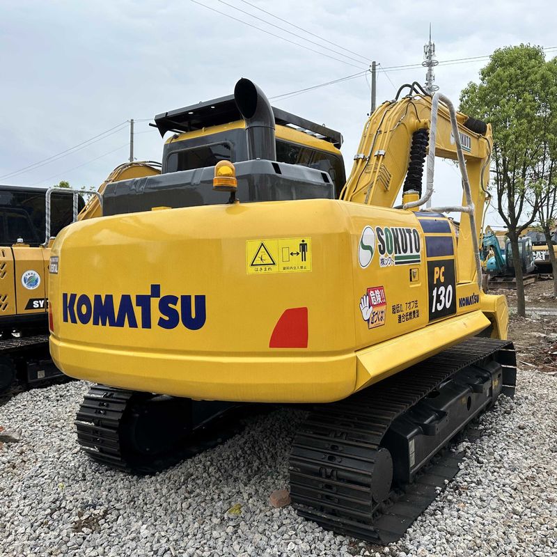 Sencondhand Komatsu Digger PC130 Gebrauchtes 13 Tonnen kleines Crawlerbagger