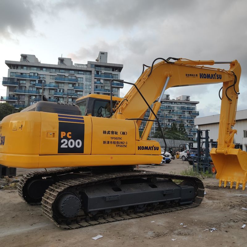 Gebrauchtes Komatsu Bagger PC200-7 Gebraucht 20 Tonnen mittelgroßer Crawler Digger
