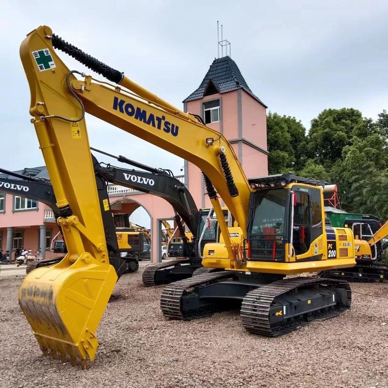 Gebraucht Komatsu Digger PC200-8 Gebraucht 20 Tonnen mittelgroßer Crawler Bagger