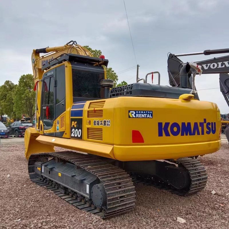 Gebraucht Komatsu Digger PC200-8 Gebraucht 20 Tonnen mittelgroßer Crawler Bagger