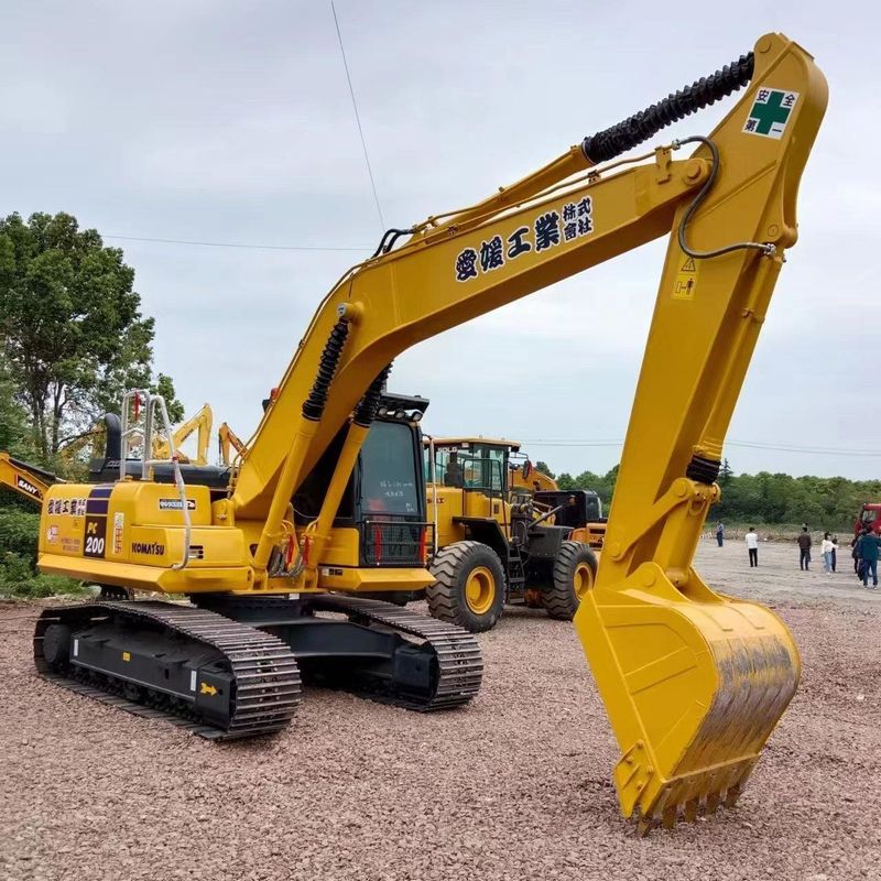 Gebraucht Komatsu Digger PC200-8 Gebraucht 20 Tonnen mittelgroßer Crawler Bagger