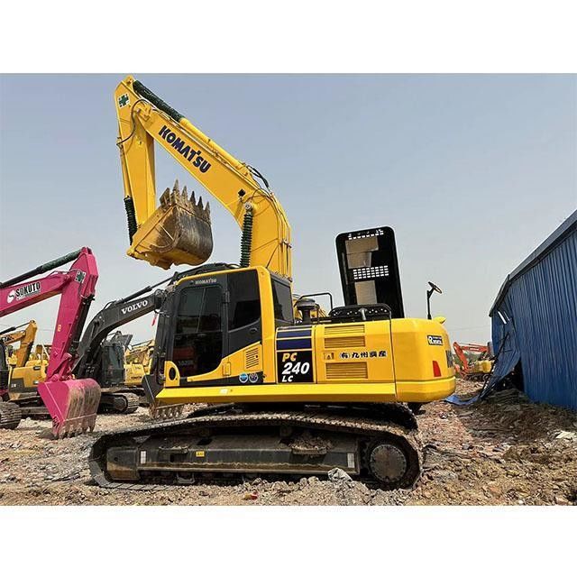 Gebrauchtes Komatsu Digger PC240LC Gebrauchtes 24 Tonnen großes, mittelgroßes Crawlerbagger
