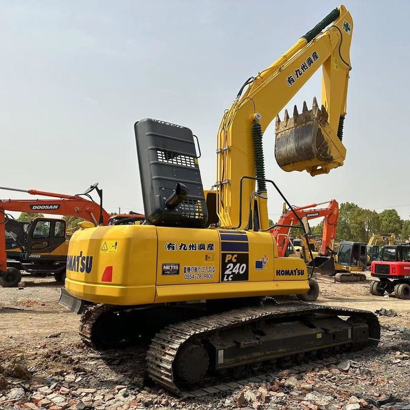 Gebrauchtes Komatsu Digger PC240LC Gebrauchtes 24 Tonnen großes, mittelgroßes Crawlerbagger
