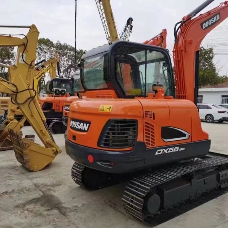 Gebraucht Doosan Digger DX55 Gebraucht 5,5 Tonnen kleiner Mini-Crawler Bagger