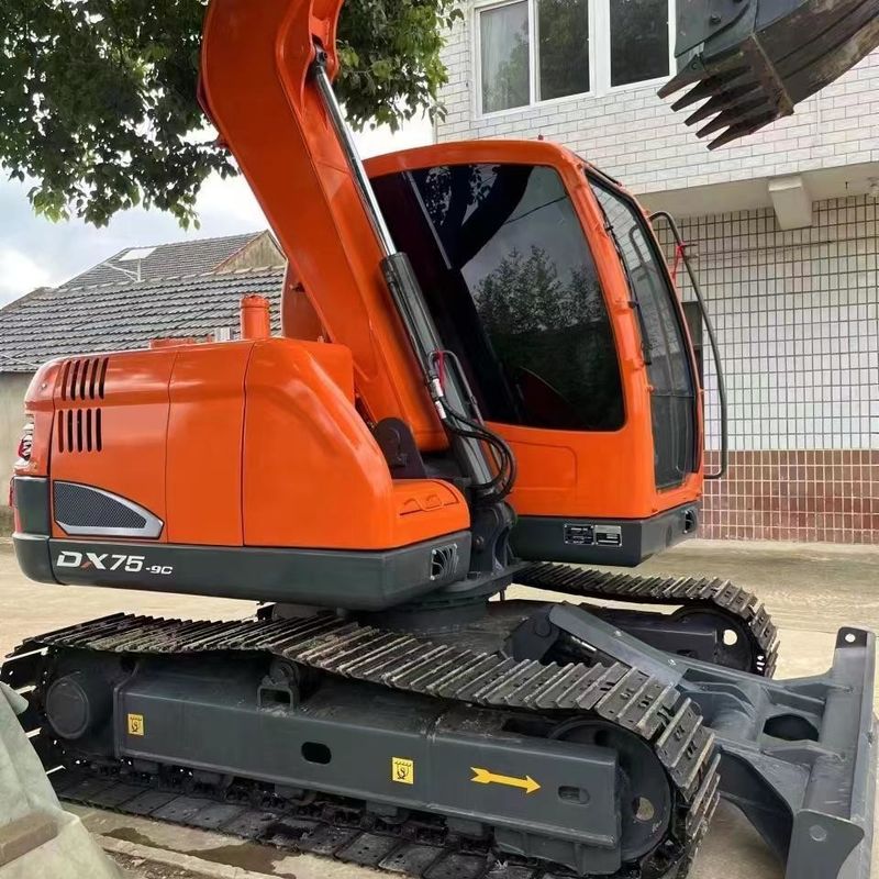 Gebraucht Doosan Digger DX75 Gebraucht 7,5 Tonnen kleiner Mini-Crawler Bagger
