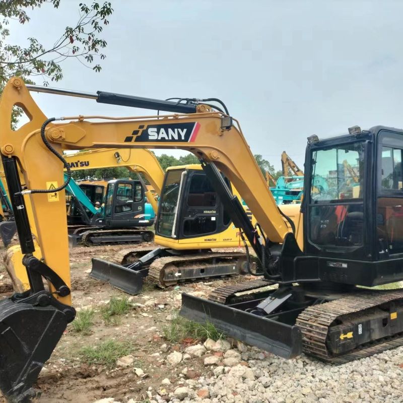Gebraucht SANY Digger SY60 Gebraucht 6 Tonnen kleiner Mini Crawler Bagger