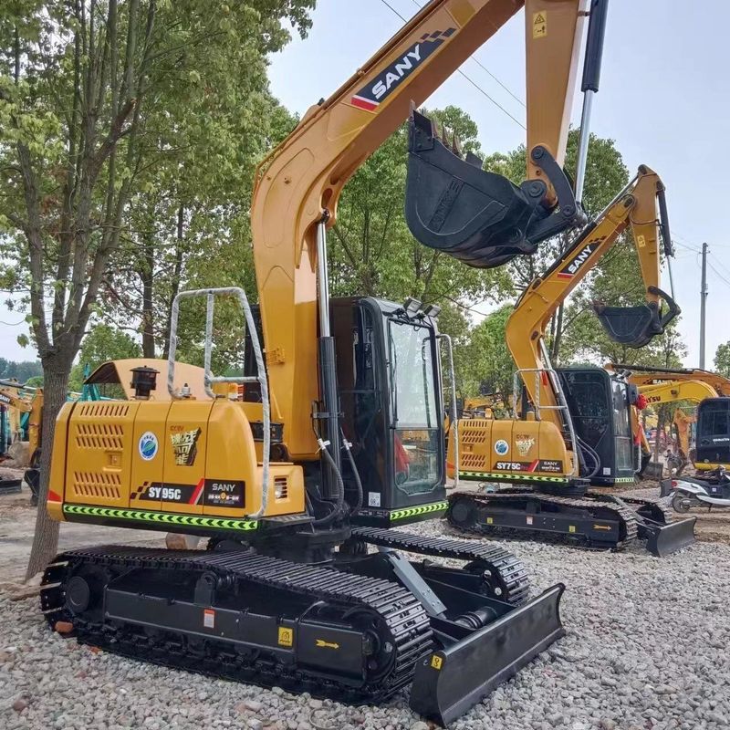 Gebraucht SANY Digger SY95C Gebraucht 9,5 Tonnen kleiner Mini Crawler Bagger