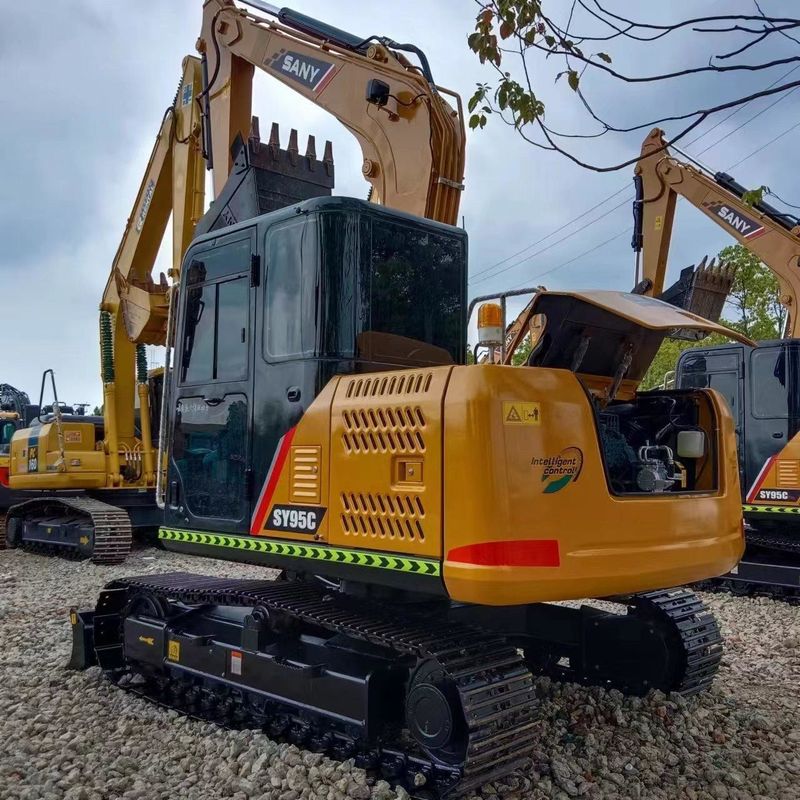 Gebraucht SANY Digger SY95C Gebraucht 9,5 Tonnen kleiner Mini Crawler Bagger
