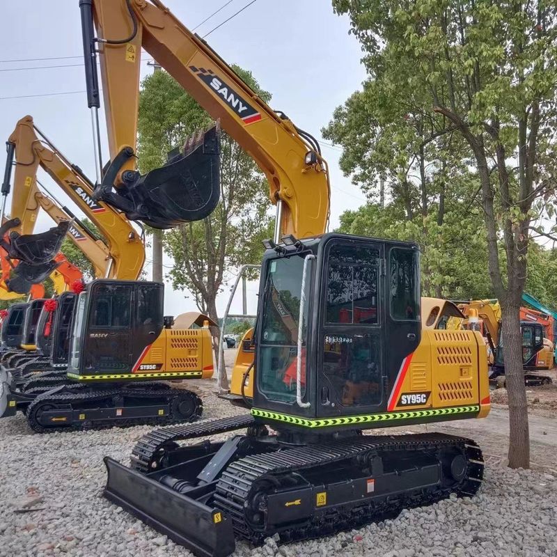 Gebraucht SANY Digger SY95C Gebraucht 9,5 Tonnen kleiner Mini Crawler Bagger