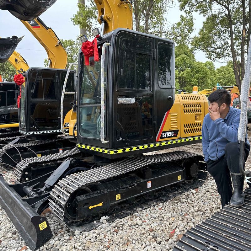 Gebraucht SANY Digger SY95C Gebraucht 9,5 Tonnen Kleinbauwerk