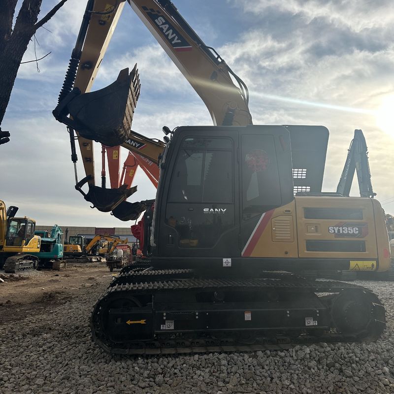 Gebraucht SANY Digger SY135C Gebraucht 13.5 auf Kleinstyp Mini Crawler Bagger