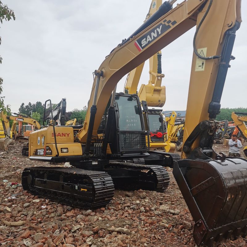 Gebraucht SANY Digger SY155C Gebraucht 15.5 auf Kleinstyp Crawler Bagger