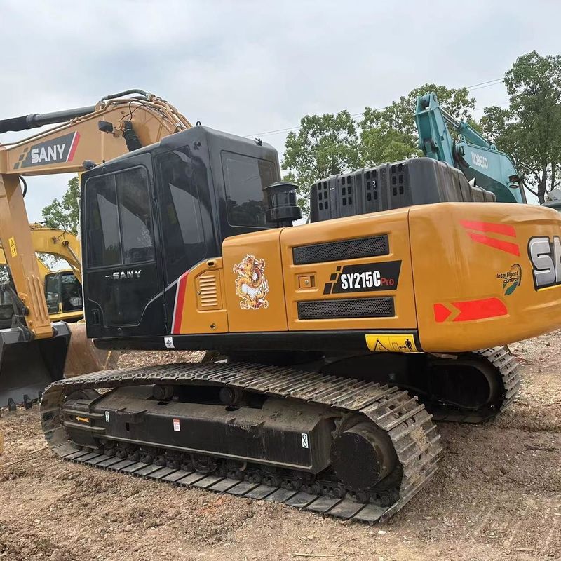 Gebrauchtes SANY Digger SY215C 21.5 auf einem Crawler Excavator mit mittlerem Typ