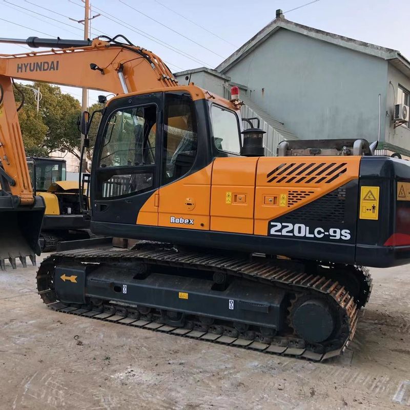 Gebrauchtes Hyundai Digger R220-9S Gebraucht 22 Tonnen mittelgroßes Crawlerbagger