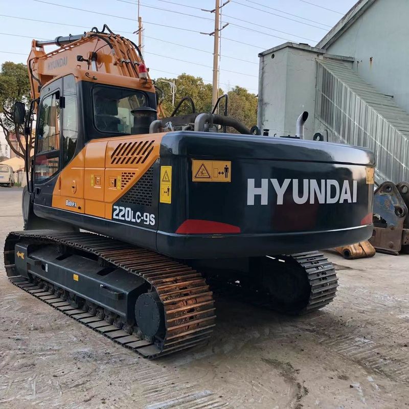 Gebrauchtes Hyundai Digger R220-9S Gebraucht 22 Tonnen mittelgroßes Crawlerbagger