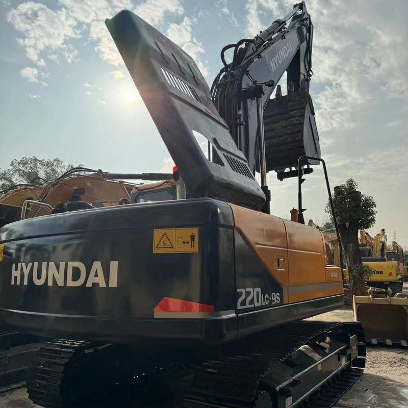 Gebrauchtes Hyundai Bagger R220-9S Gebrauchtes 22 Tonnen mittelgroßes Crawler Digger