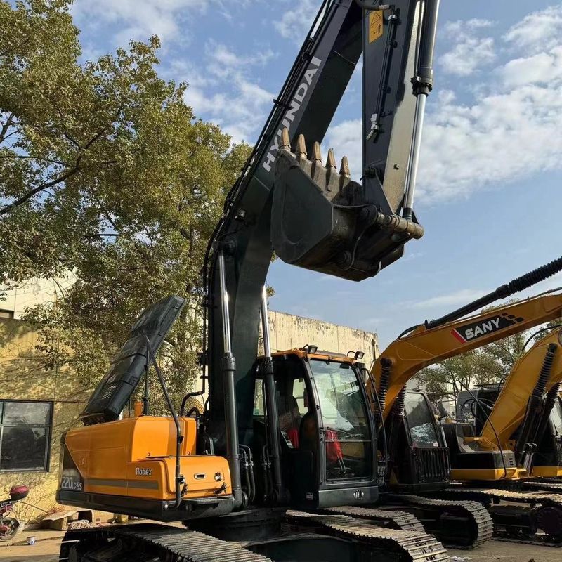 Gebrauchtes Hyundai Bagger R220-9S Gebrauchtes 22 Tonnen mittelgroßes Crawler Digger