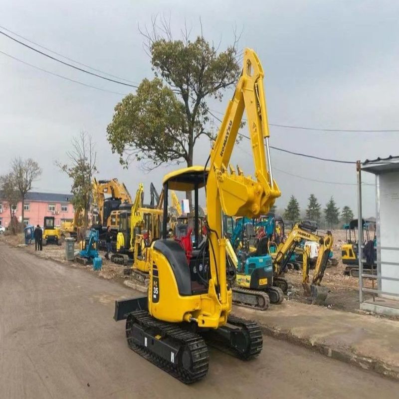 Gebrauchtes Komatsu Bagger PC35 Gebrauchtes 3,5 Tonnen kleines Mini Crawler Digger