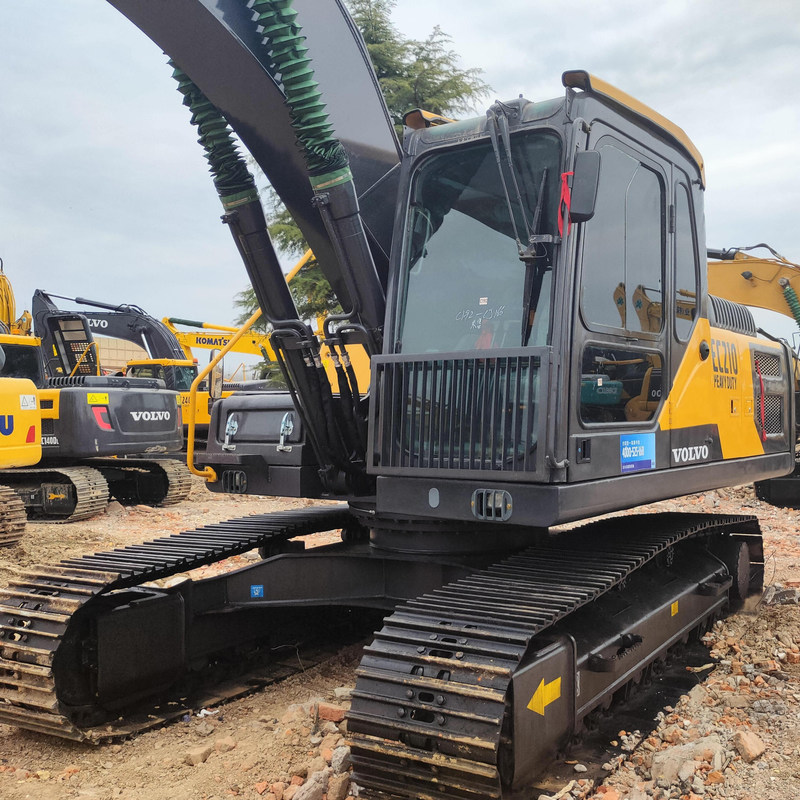 Original VOL EC210 Gebrauchtbagger 20 Tonnen 123kw mit 1,2m3 Eimer