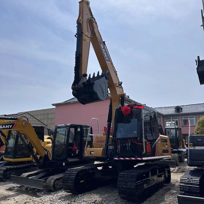 Gebraucht SANY Digger SY155C Gebraucht 15.5 auf mittlerem Typ Crawler Bagger