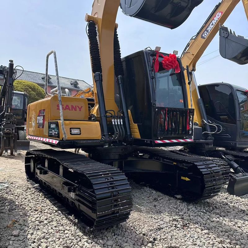 Gebraucht SANY Digger SY155C Gebraucht 15.5 auf mittlerem Typ Crawler Bagger