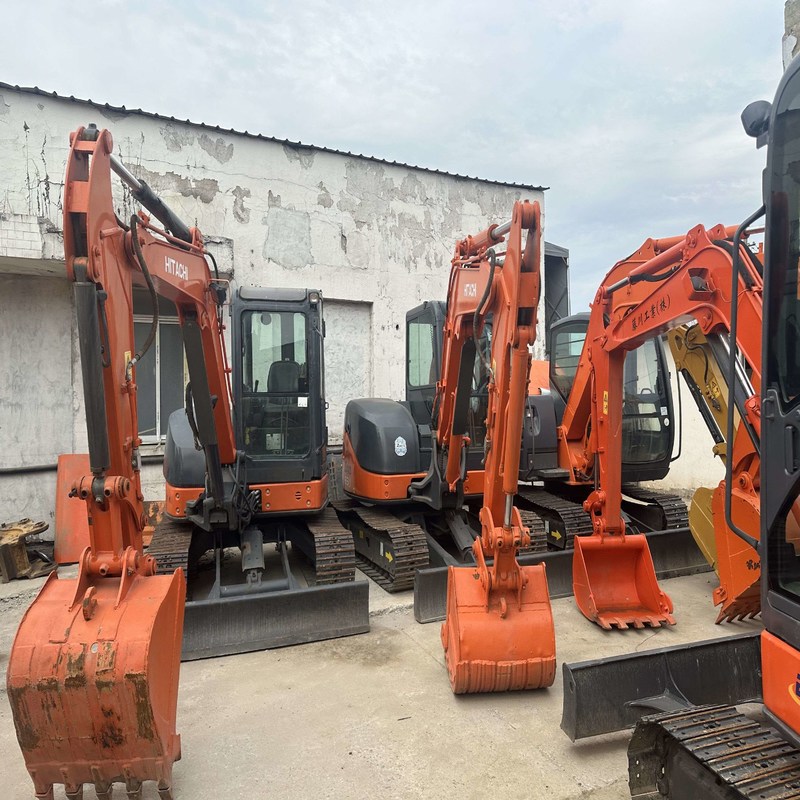 5 Tonnen gebrauchtes Crawler Bagger Mini Hitachi ZX50U 29,8 kW mit 0,17m3 Eimer