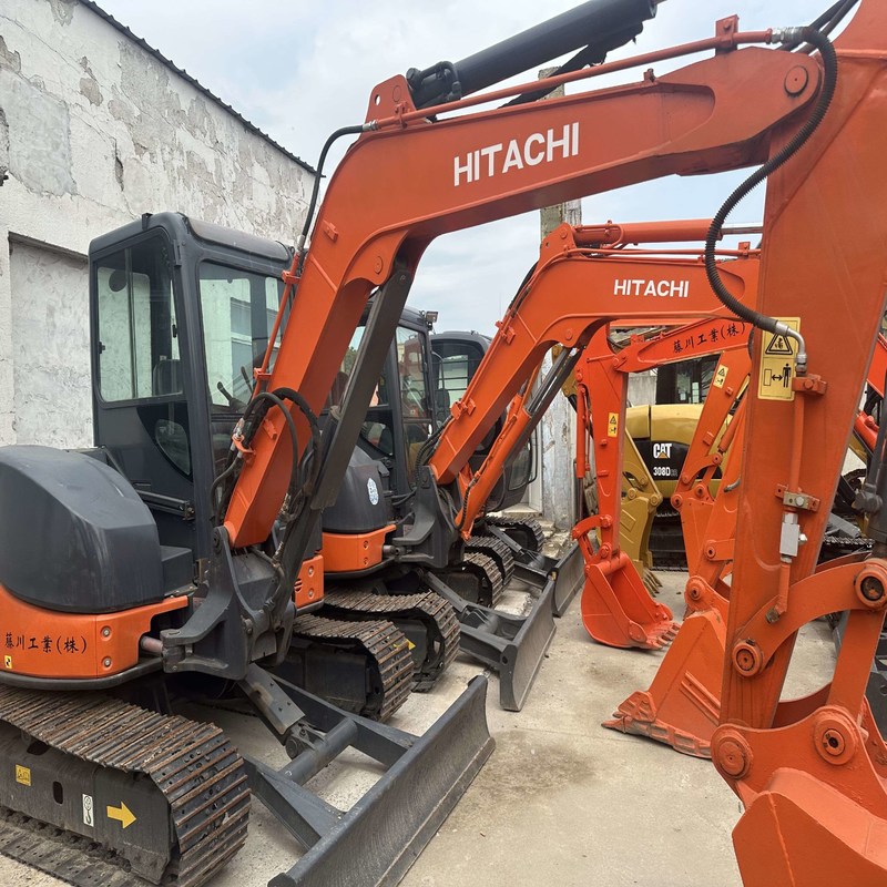 5 Tonnen gebrauchtes Crawler Bagger Mini Hitachi ZX50U 29,8 kW mit 0,17m3 Eimer