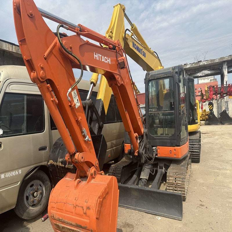 Hydraulische Minibagger aus zweiter Hand Hitachi ZX65 6,5 Tonnen 40,5 kW 0,27 m3 Eimer