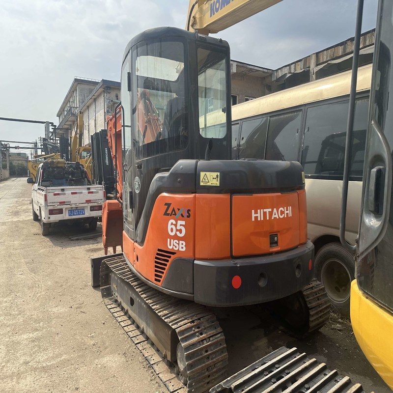 Hydraulische Minibagger aus zweiter Hand Hitachi ZX65 6,5 Tonnen 40,5 kW 0,27 m3 Eimer