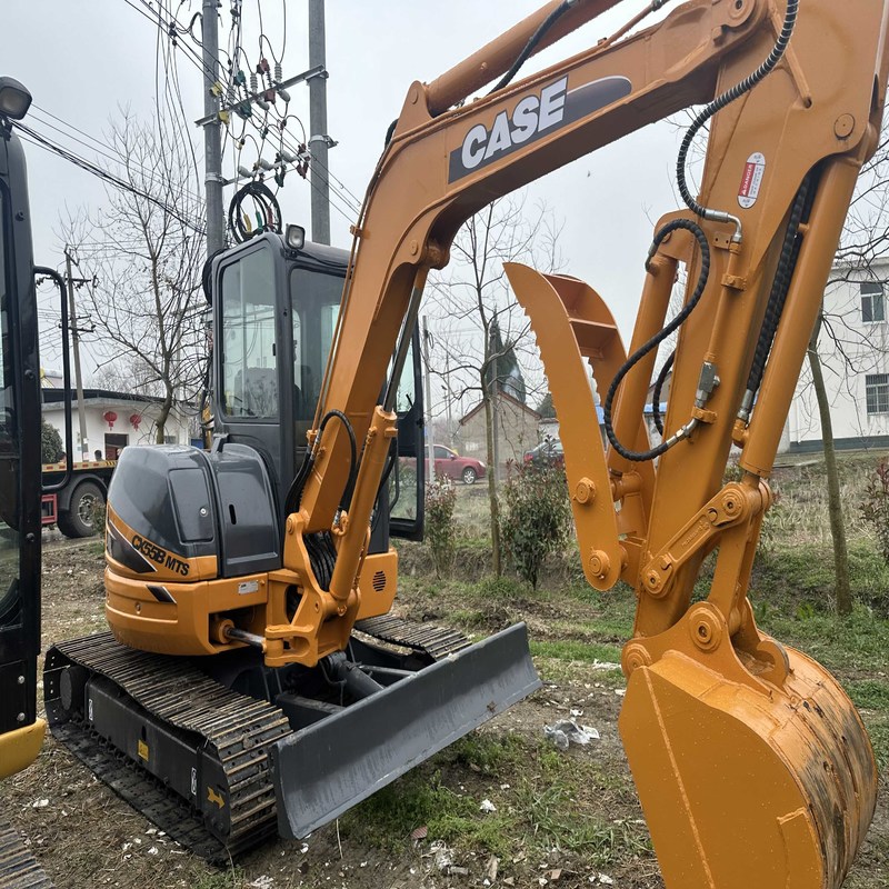 Mini CASE CX55B Gebrauchtbagger Hydraulik 5 Tonnen 12000 Pfund 30.2kw 53L Treibstoffbehälter