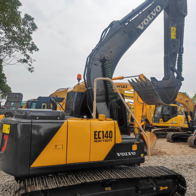 Gebrauchtes Baggermaschinenhändler VOL EC140 14 Tonnen Crawler Digger 77,4kw