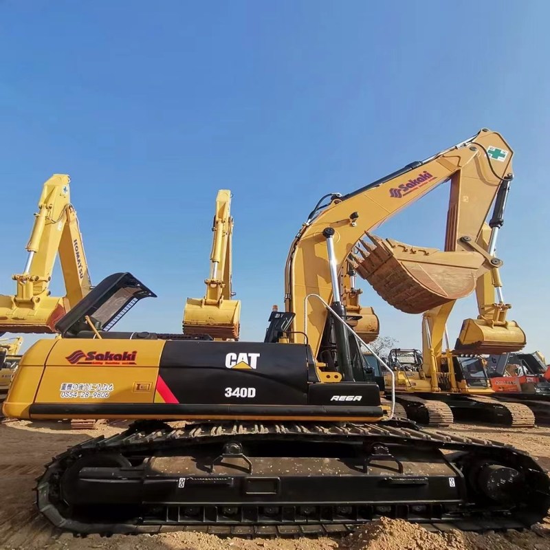 Alt CAT 340D Maschinenhändler Bagger 40 Tonnen 208kw 1,9 m3 Eimerkapazität