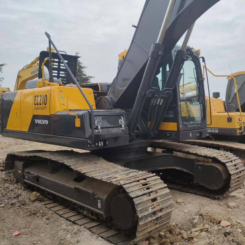Original gebrauchtes Bagger Hydraulic VOL EC210B 20 Tonnen Crawler Digger 107kwn mit 1,25m3 Eimer