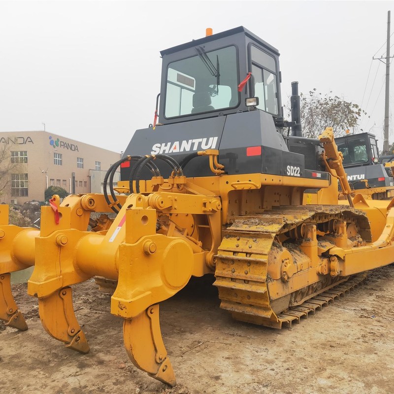 162 kW gebrauchter Bulldozer Shantui SD22 für den Maschinenbau mit 6,4 m3 Schaufel