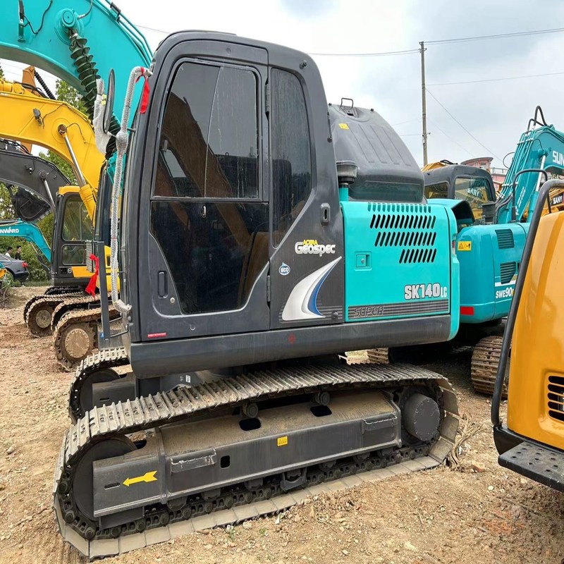 Gebrauchter Kobelco Digger SK140 Gebrauchter kleiner 14-Tonnen-Raupenbagger mit 74 kW