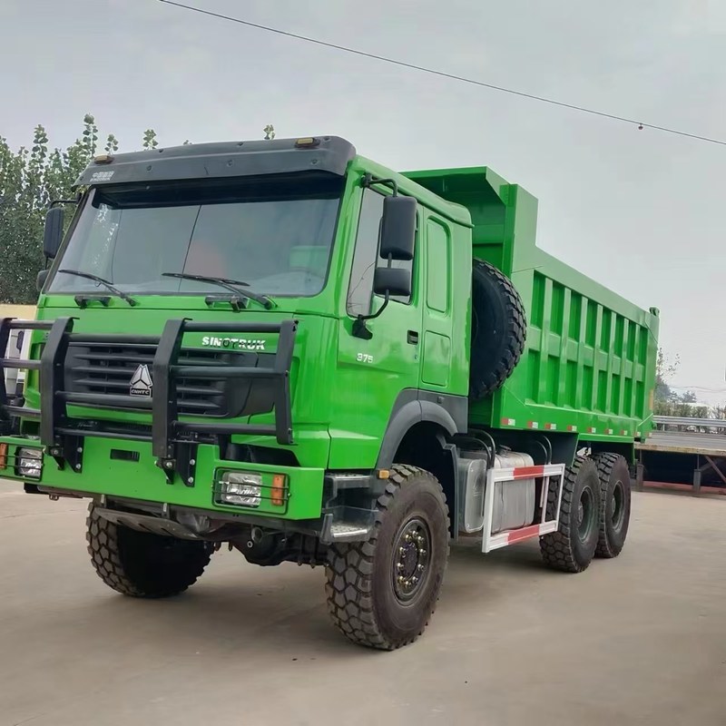 Gebrauchtes Müllwagen Howo 371 PS Sinotruk Howo 6x6 Kipper 6 Räder manueller Diesel