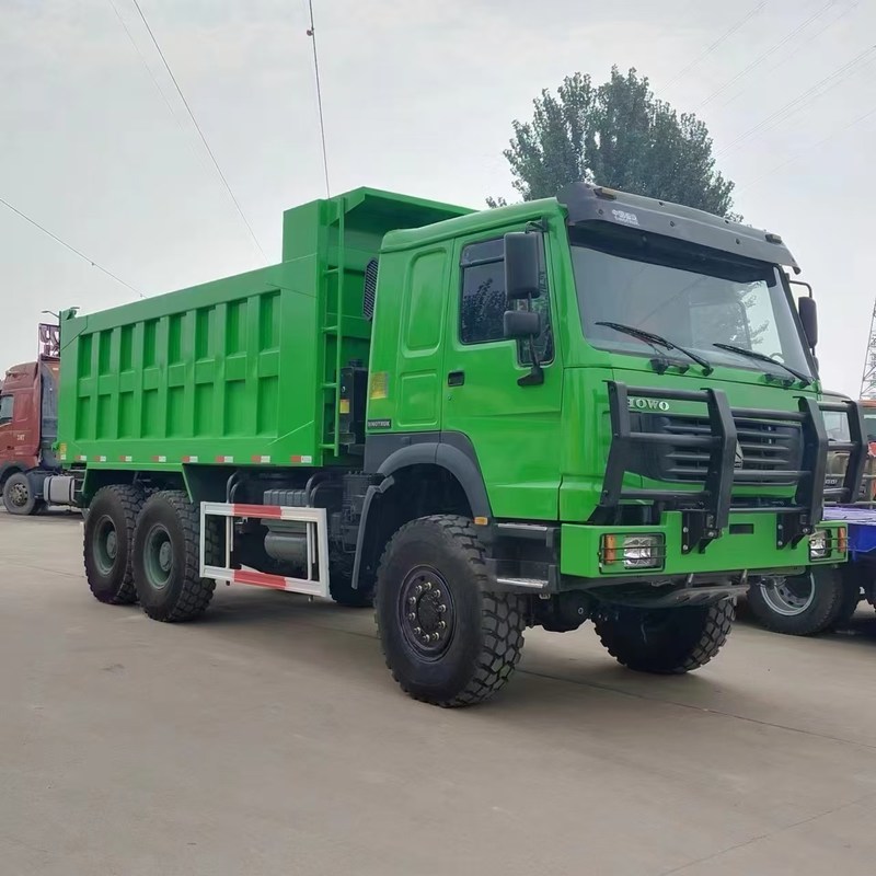 Gebrauchtes Müllwagen Howo 371 PS Sinotruk Howo 6x6 Kipper 6 Räder manueller Diesel