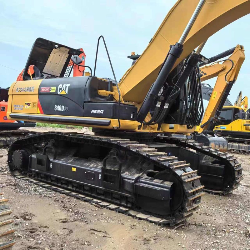 Großes Gebrauchtbagger CAT 340D2 40 Tonnen Crawler Digger 208kw mit 1,9m3 Eimer