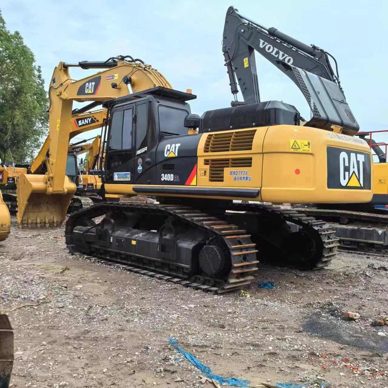 Großes Gebrauchtbagger CAT 340D2 40 Tonnen Crawler Digger 208kw mit 1,9m3 Eimer