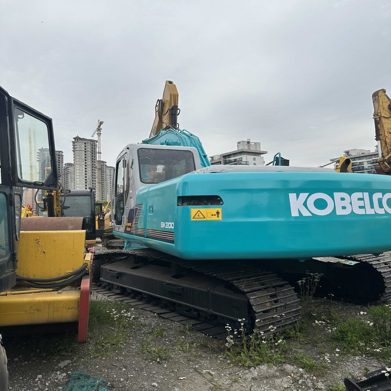 Gebrauchtes Kobelco Digger SK200D Gebraucht 20 Tonnen mittelgroßes Crawlerbagger