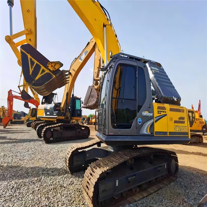Gebraucht Kobelco Digger SK200-8 Gebraucht 20 Tonnen großer Crawler Bagger 114kw