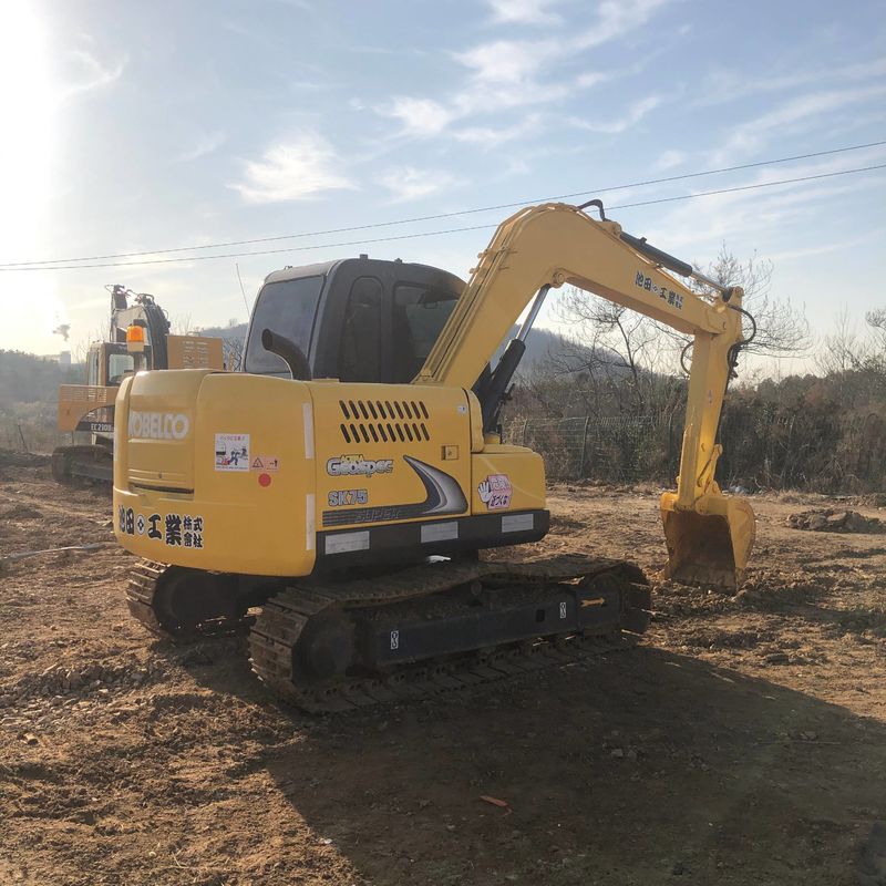 Gebrauchtes Kobelco Digger SK75 Gebraucht-Minibagger für Kleinbauarbeiten
